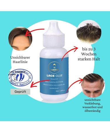 Wig Glue 38ml - Strong Hold & Invisible Finish for Wigs Hair Parts & Toupets | Transparent Formula for Seamless Application - Buy Online on GoSupps.com