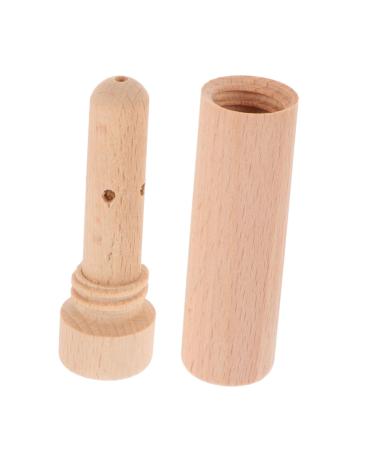 DECHOUS Smell Stick Aroma Diffuser Tubes DIY Salt Inhaler Fragrance Inhaling Stick Diffuser Essential Oils Scent Inhaling Stick Sniffing Stick Smelling Stick Wooden Beech