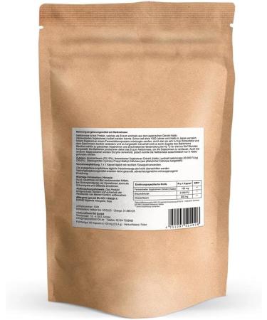 Nattokinase Capsules 100 mg - 60 Vegan Pills | High Enzyme Activity 2000 FU | Pure & Non-GMO | Made in Germany - Buy Online on GoSupps.com