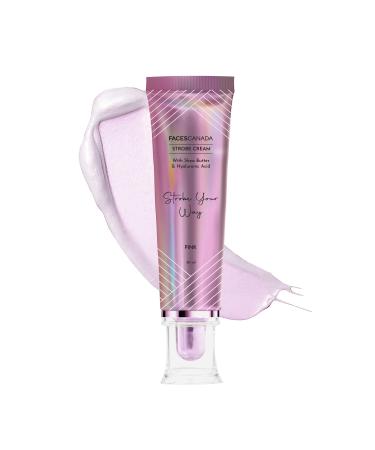 FACESCANADA FACES CANADA Strobe Cream Pink 30 g primer + highlighter + moisturizer with shea butter and hyaluronic acid Impeccable intense hydration for radiant rosy-toned skin