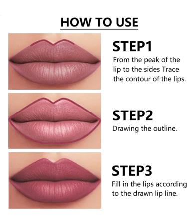 Lip Pencil Lip Pencil | Lip Pencil Sharpener 12-Pack Natural Matte Lip Makeup Pencils Waterproof Lip Gloss Nude Color for Girls and Women - Buy Online on GoSupps.com