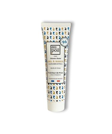 AU POIL AU POIL Shaving Gel Comfortable and Precise Beard and Body Musk Freshness by S bastien Chabal