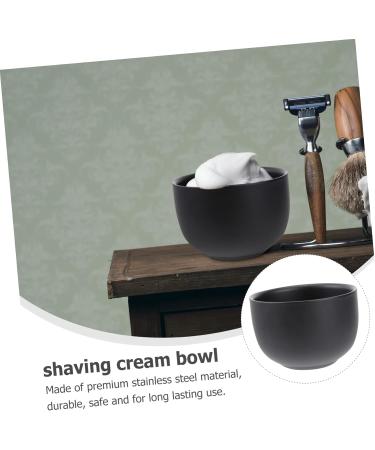 Beavorty Men's Soap Razor Brush & Shaving Cream Bowl - Stainless Steel Shaving Set for Men | Perfect Facial Cleaning Tool - Buy Online on GoSupps.com