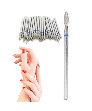 50-Piece Nail Polishing Bits Set | Durable Nail Grinding Heads for Home Nail Drills | Easy Replacement Accessories (M-2.7 mm) - Buy Online on GoSupps.com