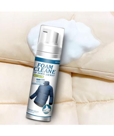 Down Jacket Cleaner Spray Downwear Detergent Foam Spray - Garment Stubborn Stain Cleaner Oil Stain Remover for Clean Oil Juice Soy Sauce Stains Kumprohu - Buy Online on GoSupps.com