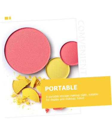 50pcs Eye Shadow Disk Eyeshadow Containers Empty Oil Paint Empty Eyeshadow Pan Eyeshadow Empty Tray - Buy Online on GoSupps.com