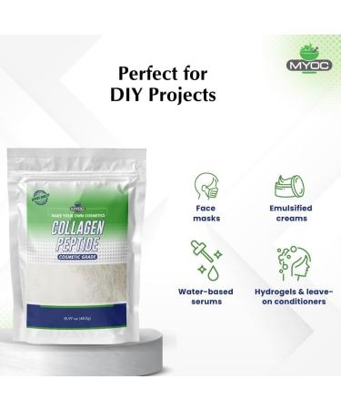 Peptides de collag ne | Prot ines de qualit cosm tique pour soins de la peau lotions et gels 453 g 453g - Buy Online on GoSupps.com