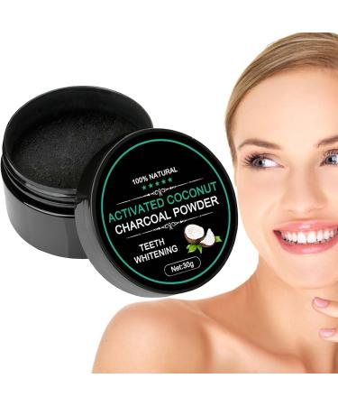 Natural Tooth Elevator Powder with Charcoal - Coconut Tooth Whitening & Stain Remover | Durable Tooth Polisher for Radiant Smile - Buy Online on GoSupps.com