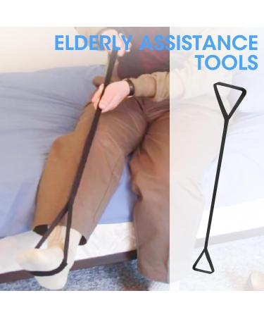 Leg Up Leg and Foot Lifter Mobility Aid Single Loop in Black Leg Lifter Strap Leg Lifter Mobility Aid for Bed for Elderly Aids Knee and Hip Replacement Rehabilitation for Easy to Use Leg Raiser - Buy Online on GoSupps.com