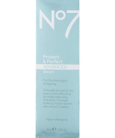 Boots No7 Protect & Perfect Advanced Anti Aging Serum - 1 oz Bottle - Buy Online on GoSupps.com
