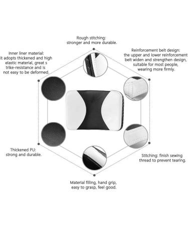 VGEBY1 Boxing Pad - Muay Thai Karate MMA Taekwondo Kick Punch Shield with Inner Liner Material - Buy Online on GoSupps.com