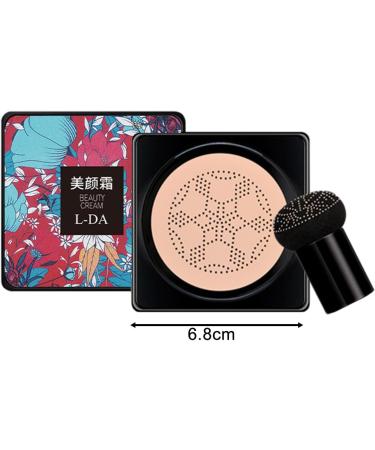 FashionCha Air Cushion Face Makeup Foundation Easy to Apply Brighten Even Skin with Makeup Sponge BB Cream Concealer White - Buy Online on GoSupps.com