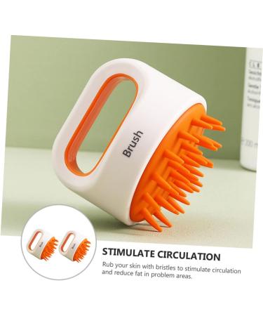 Fomiyes 2-in-1 Shampoo Massage Brush - Scalp Cleaner & Shower Tool for Healthy Hair - Anti-Scaly Tub Washer - Multi-functional Bathroom Brush - Buy Online on GoSupps.com