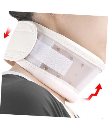 BeatifuFu Neck Support Collar for Men | Breathable Cervical Brace | Adjustable 58x8cm PVC Holder - Buy Online on GoSupps.com
