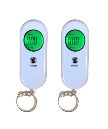 2 Breathalyzer for Alcohol - Key-Chain Breath Alcohol Tester - Digital LCD Display - High Accuracy Breathalizer Test Alcohol (2)