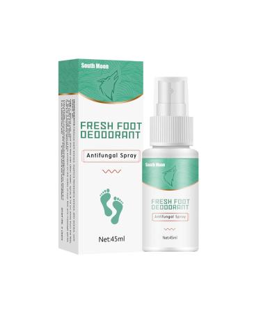Shoe Deodorizer Spray Foot Odor Eliminator Natural Nourishing Skin Repair Foot Spray 45ml White 1.52 Fl Oz (Pack of 1)