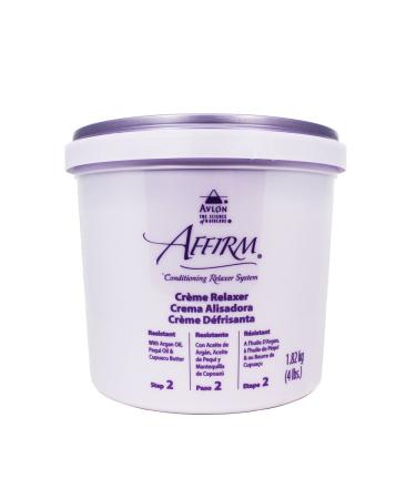 Avlon Affirm Creme Relaxer - 4 lb - Control : Resistant (Time Release Sodium Hydroxide) by Avlon Hair Care