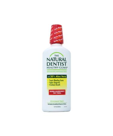 The Natural Dentist  Mouth Rinse Healthy Gums Peppermint Twist  16.9 Fl Oz 16.9 Fl Oz (Pack of 1)