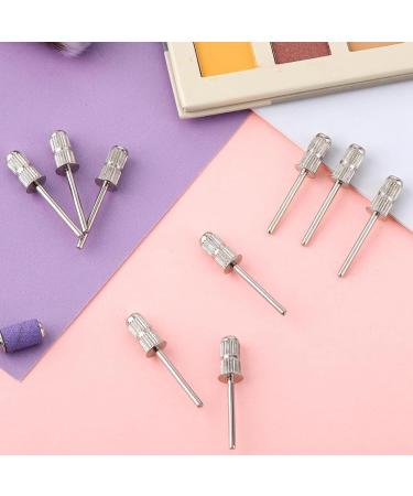 iFutniew Nail Drill Bit with Mandrel 20 Pieces Sanding Bits for Nail Drill Replacement Nail Drill Bit with 3/32 Inch Sanding Belt Shaft - Buy Online on GoSupps.com