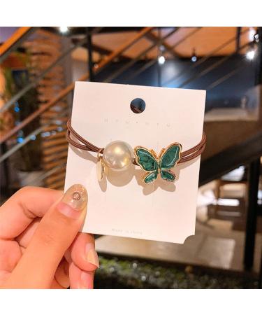 Whitebridge 5PCS Pearl Butterfly Hair Ties - Stylish Hair Accessories for Women and Girls - Buy Online on GoSupps.com