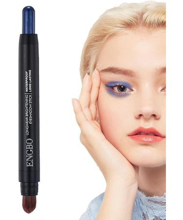 Eye Brightener Stick - Matte Shimmer Double Head Eye Shadow Crayon Brightener Makeup Eyeshadow Stick Waterproof Eye Makeup for Women Girls Pochy 08 - Buy Online on GoSupps.com