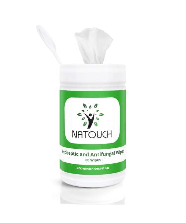Natouch Body Wipes, Curing and Conditioning Skin camp wipes help Athletes Foot, Jock Itch, Ringworm. Rinse Free Gym Wipes for Wrestling Martial Arts