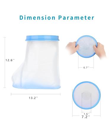 SUPERNIGHT Child Waterproof Ankle Cast Cover - Protects Leg Injuries - Reusable Watertight Bandage Protector for Shower, Swimming and Bathing - Buy Online on GoSupps.com