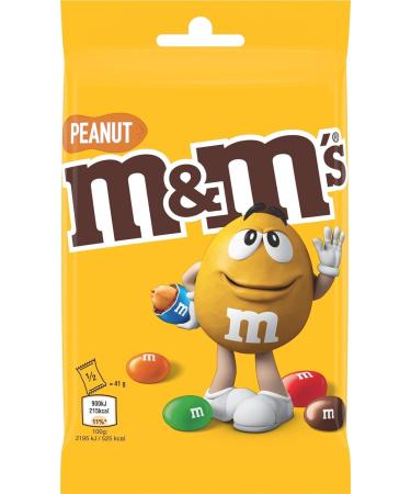 M&M'S PEANUT Milk Chocolate & Peanuts Candy Large 16 x 82g Bags - Buy Online on GoSupps.com