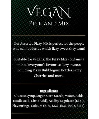 VEGAN Pick n Mix. 500g vegan fizzy gummy pick and mix sweet gift box ideal for a birthday gift. - Buy Online on GoSupps.com