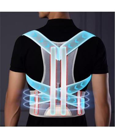 MDLIAN Hunchback Orthotics for Men - Medium Straight Back Support to Correct Spinal Camel Shoulder - Buy Online on GoSupps.com