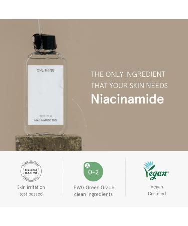 ONE THING Niacinamide 10% Toner | Korean Vitamin B3 Hydrating Revitalizing Toner for Dull Oily Skin | Travel Size 1.35 fl.oz / 40ml - Buy Online on GoSupps.com