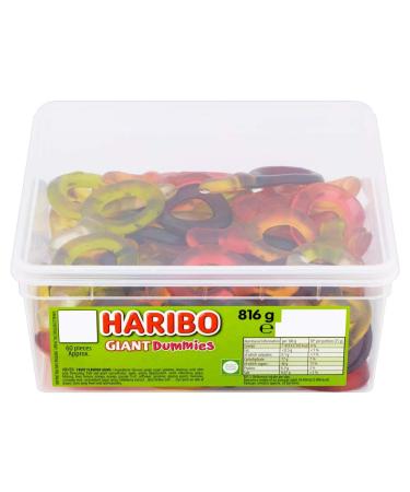 HARIBO Giant Dummies 60 Pieces 816 g
