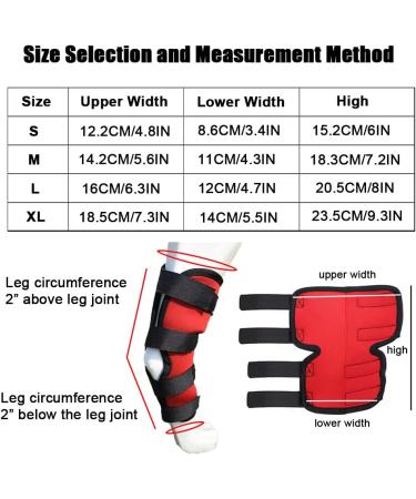 Dog Leg Brace 2 Pack Canine Dog Leg Joint Wraps Compression Brace Protects Wounds Prevents Injuries and Sprains Helps with Loss of Stability Caused by Arthritis Pet Kneepad|Red (S) - Buy Online on GoSupps.com