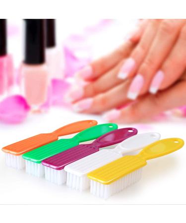 HOFASON 20Pcs Handle Grip Nail Brush - Manicure Cleaning Brushes Kit for Toes and Nails - Men and Women - Random Colors - Buy Online on GoSupps.com