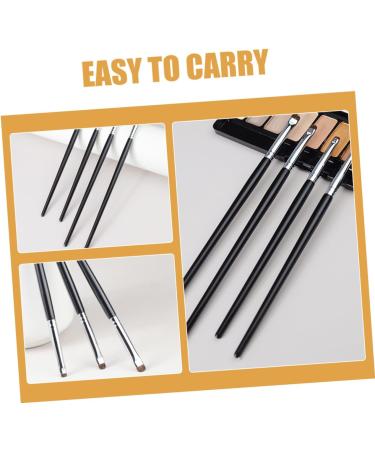 OHPHCALL 12 Pcs Eye Shadow Brush Set Eyeshadow Brush Make up Eyeliner Brush Eyeliner Brush Kit Black 16.90X0.40X0.40CMx3pcs Blackx3pcs - Buy Online on GoSupps.com