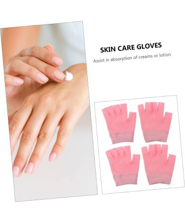  HAPINARY 2 Pairs Hand Cracked Gel Fingerless Cracked Moisturizing Spa Beauty Care Night Lotion Miss Pink Knit - Buy Online on GoSupps.com