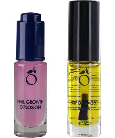 Combi-Pack Herome Exit Damaged Nails & Nail Growth Explosion - restores and improves the condition of the nails & ensures healthy nail growth - 2 * 7ml. - Buy Online on GoSupps.com