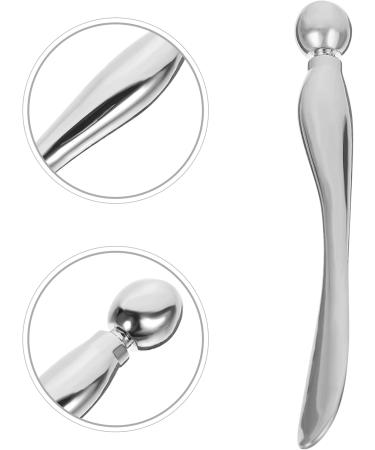 1pc Makeup Spatula Tool Face Roller Eye Cream Applicator Metal Makeup Spatula Mini Makeup Spoon Facial Cosmetic Spoon Diy Cosmetic Tool Manual Eye Cream Rod Skin Care Products Eyes - Buy Online on GoSupps.com