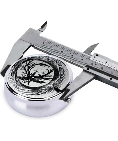 Abstractionist Treeround Pill Box | Portable 3-Compartment Organizer for Travel & Daily Use - Buy Online on GoSupps.com