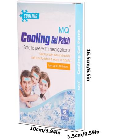 Virtcooy Cooling Front Patch | Cooling Strips Patch for Forehead Portable Fever Patches with Cooling Gel Pads for Sunburn - Buy Online on GoSupps.com