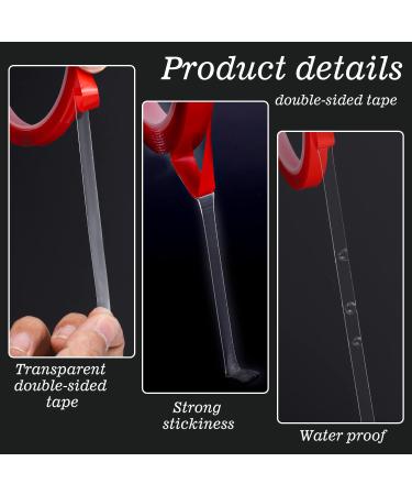 150 Pcs Transparent Nail Art Display Stand with Double Sided Tapes - Salon Quality Fake Nails Packaging for Home and Office Decor - Buy Online on GoSupps.com