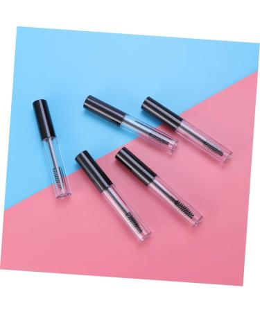 Healvian 5pcs Empty Tube Funnel Empty Mascara Bottle Empty Eyelashes Bottle Storing Eyelash Cream Black - Buy Online on GoSupps.com