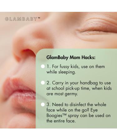 GlamBaby Eye Boogies Stye Eye Treatment | Sting-Free & Wipe-Free | Hypochlorous Eyelid Cleanser & Pink Eye Drops | Provides Allergy Conjunctivitis & Blepharitis Relief | Baby Eye Drops Spray (2 Pack) 2 (Pack) - Buy Online on GoSupps.com