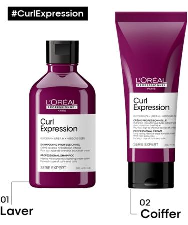  L'Or al Professionnel L'Or al Professionnel Routine Curl Expression Curly Hair Cleansing Cream Shampoo Definition Cream Moisturizing & Detangling Mask Rinse-Free Reviver Spray - Duo Trio Quartet - Buy Online on GoSupps.com