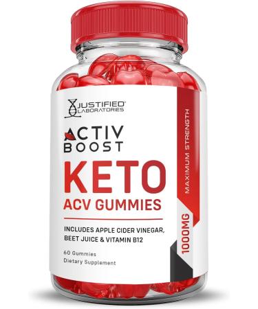 Buy Activboost Keto ACV Gummies 1000MG - Vegan Non-GMO Apple Cider Vinegar with Pomegranate & Beet Juice - 60 Count - Buy Online on GoSupps.com