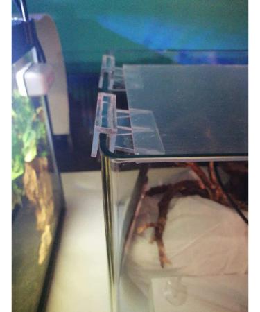 10mm Weilan Aquarium Lid Clips | Thick Acrylic Fish Tank Cover Support Holder - Buy Online on GoSupps.com