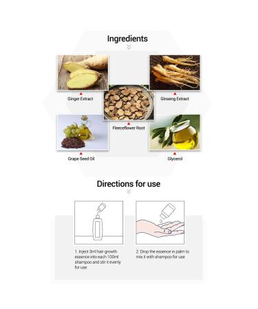 Hair Growth Essence Oil for Men & Women - 20ml Thickening Tonic | Anti Hair Loss & Growth Accelerator - Buy Online on GoSupps.com