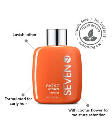 SEVEN Gazar Hydrate Shampoo Deeply Moisturizing Shampoo for Dry Hair | 2 fl. oz | Shop Internationally - Buy Online on GoSupps.com