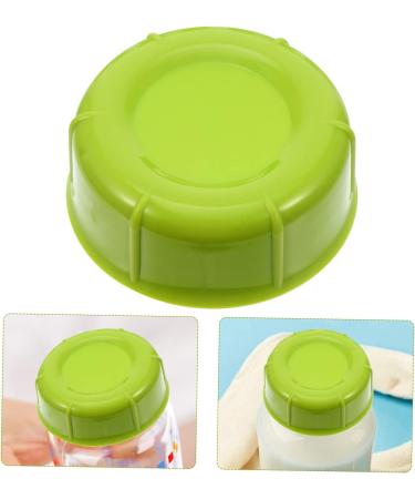 BESTonZON 20 Pcs Baby Bottle Seal Cap Bottle Lid Beverage Bottle Caps Glasses Kids Anti Soda Bottle Caps Waterproof Accessories Milk Wide Neck Bottle Cap Girl Travel Cap Mother Food Grade Pp Greenx2pcs 4.3x4.3x1.5cmx2pcs - Buy Online on GoSupps.com