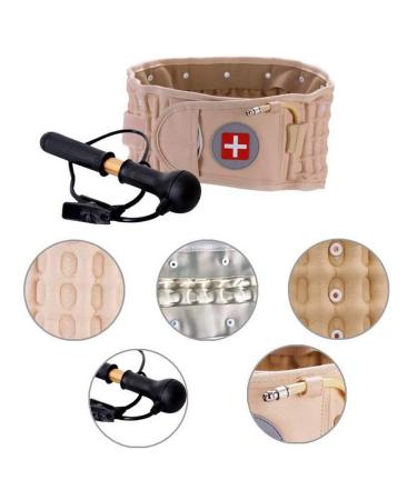 Topshop 2-in-1 Decompression Belt | Lumbar Back Support for Pain Relief | Scoliosis Herniated Disc Sciatica & Arthritis - Buy Online on GoSupps.com